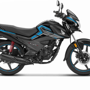 Honda Livo - Pearl Igneous Black (Geny Gray Shroud + Blue Stripes)
