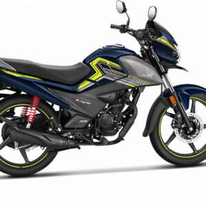 Honda Livo - Pearl Siren Blue A (Geny Gray Shroud + Green Stripes)